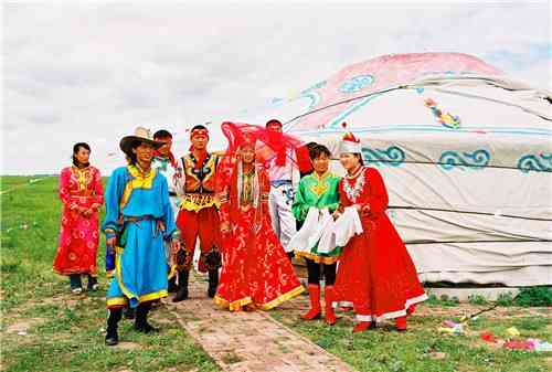 坝上草原上的蒙古族婚礼