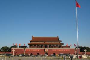 武汉到北京六天旅游团 天安门看升国旗 乘黄包车游老北京胡同