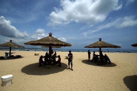 <巴厘岛4晚6日游>白沙湾海滩，漂流，蓝色天堂海景下午茶